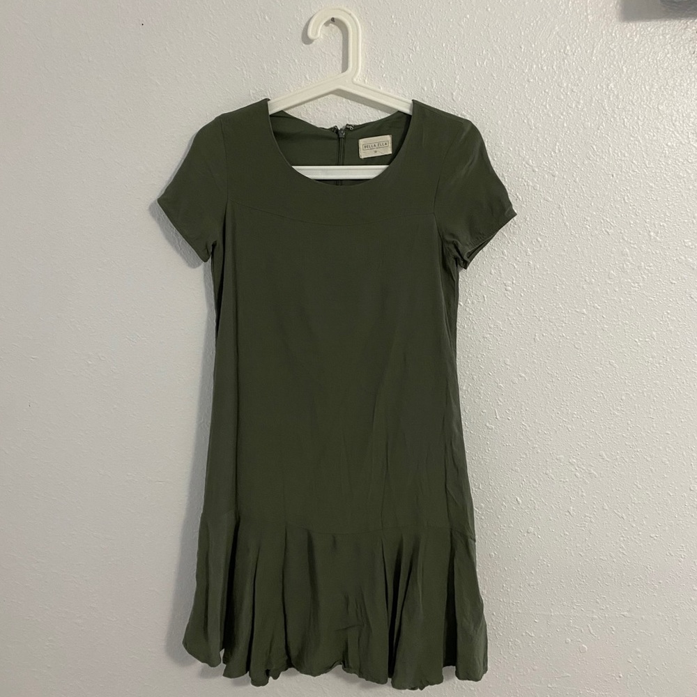 Olive green dress